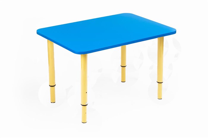 Детский стол КУЗЯ (синий+желтый) - фото 6223