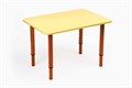 Детский стол КУЗЯ (желтый+коричневый) - фото 6217