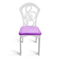 Детский стульчик "Скрипичный ключ", полумягкий белый 2310