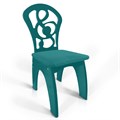 Детский стульчик "Скрипичный ключ", полумягкий бирюза 2312