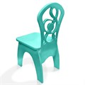 Детский стульчик "Скрипичный ключ", жесткий бирюза светлый 2323