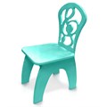 Детский стульчик "Скрипичный ключ", жесткий бирюза светлый 2323