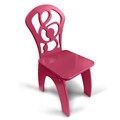 Детский стульчик "Скрипичный ключ", жесткий винный 2324