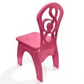 Детский стульчик "Скрипичный ключ", жесткий винный 2324