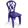 Детский стульчик "Скрипичный ключ", жесткий синий 2325