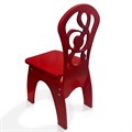 Детский стульчик "Скрипичный ключ", жесткий красный 2326
