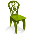Детский стульчик "Скрипичный ключ", жесткий лайм 2327