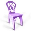 Детский стульчик "Скрипичный ключ", жесткий лиловый 2328