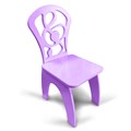 Детский стульчик "Скрипичный ключ", жесткий лиловый 2328