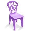 Детский стульчик "Скрипичный ключ", жесткий лиловый 2328