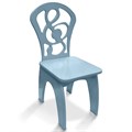 Детский стульчик "Скрипичный ключ", жесткий незабудковый 2329