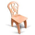 Детский стульчик "Скрипичный ключ", жесткий персиковый 2321